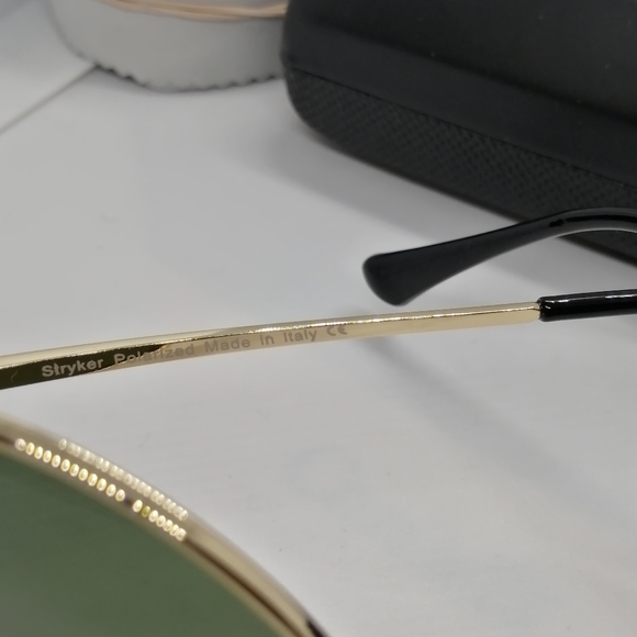 New Stryker Polarized Sunglass Gold w G15 Lenses - Picture 10 of 11